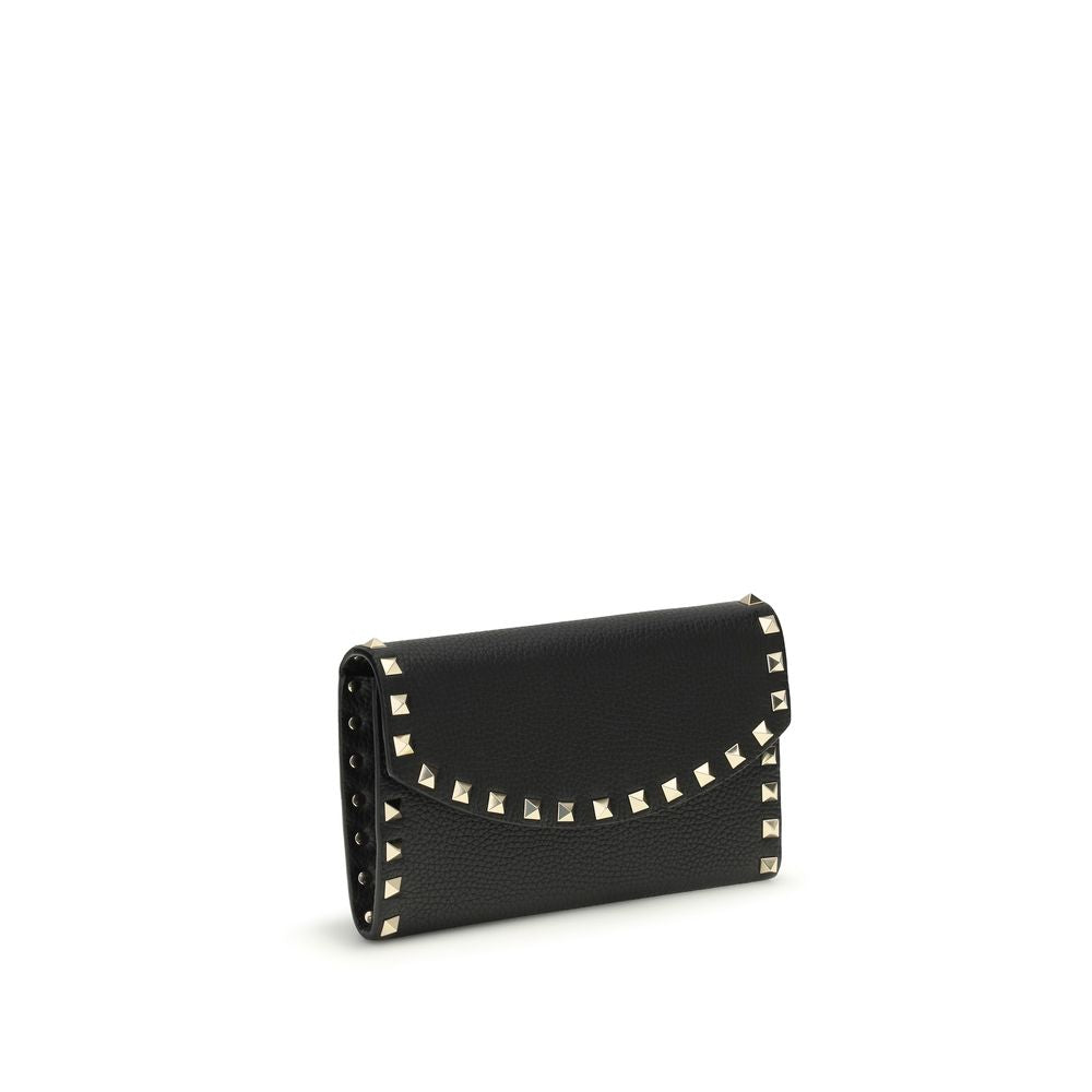 Valentino Garavani Black Calfskin Bos Taurus Wallet-2