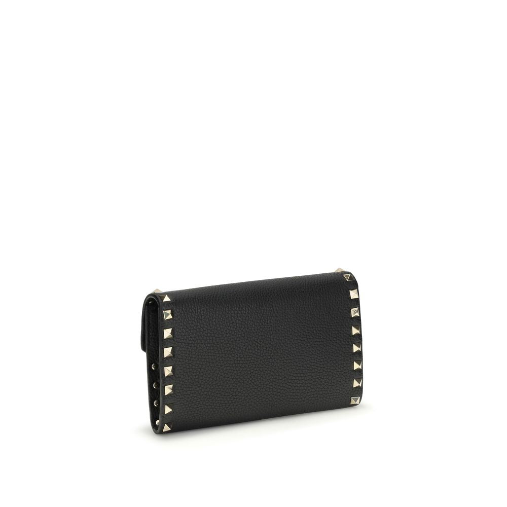 Valentino Garavani Black Calfskin Bos Taurus Wallet-3