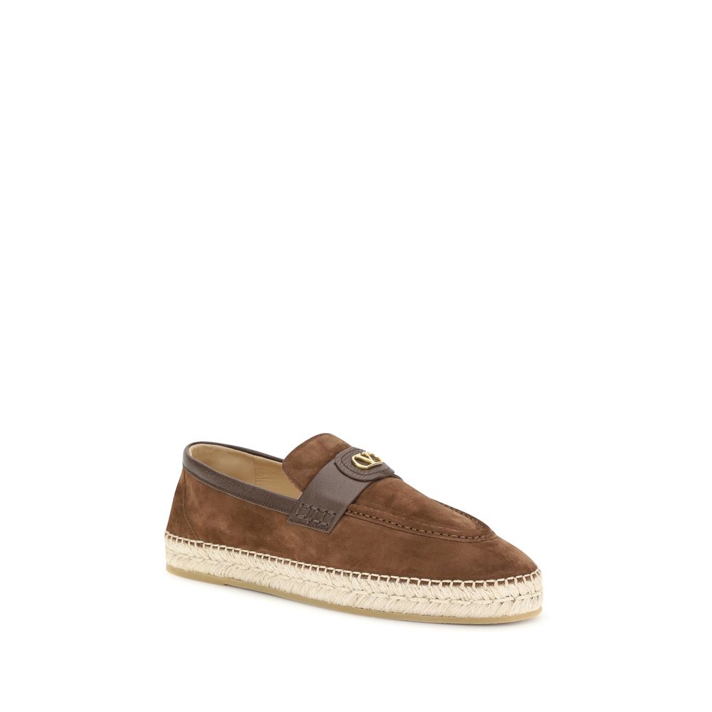 Valentino Garavani Brown Calf Leather Bos Taurus Mules-2