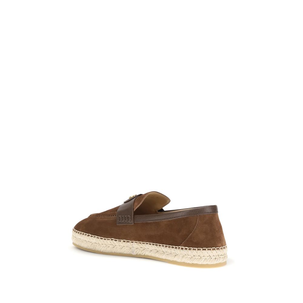 Valentino Garavani Brown Calf Leather Bos Taurus Mules-3
