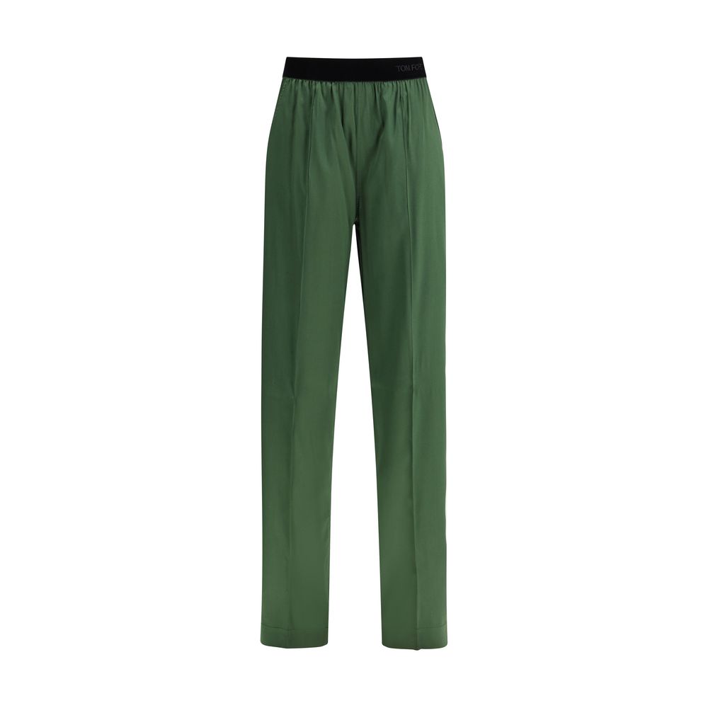 Tom Ford Two-Tone Silk Lounge Pants