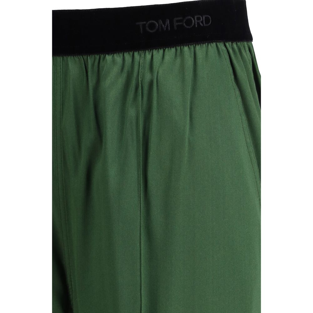 Tom Ford Two-Tone Silk Lounge Pants-3