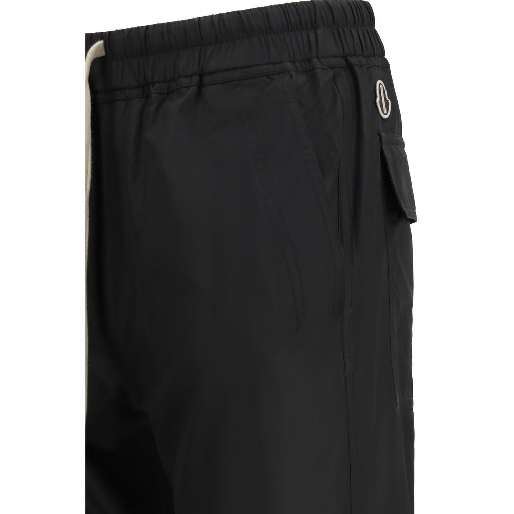 Moncler x Rick Owens Schwarze Hose aus Polyester für den Alltag-3