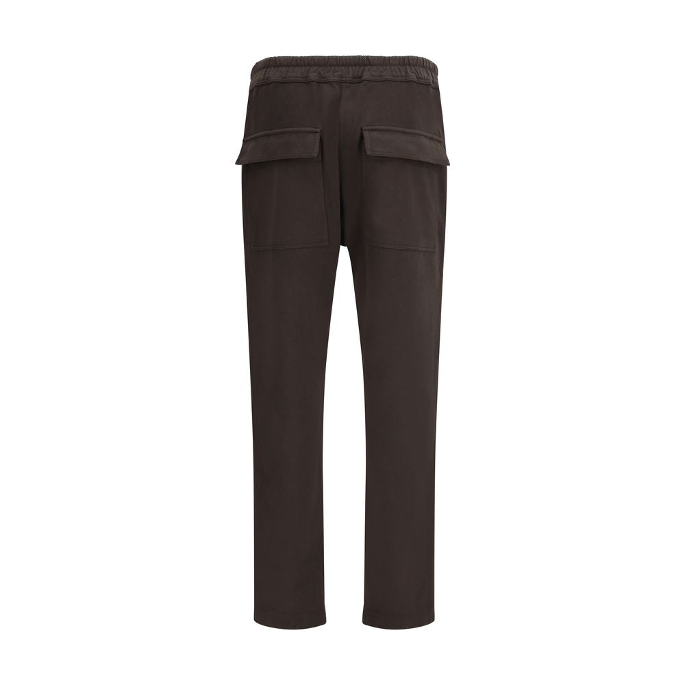 Moncler x Rick Owens Brown Cotton Track Pants-2