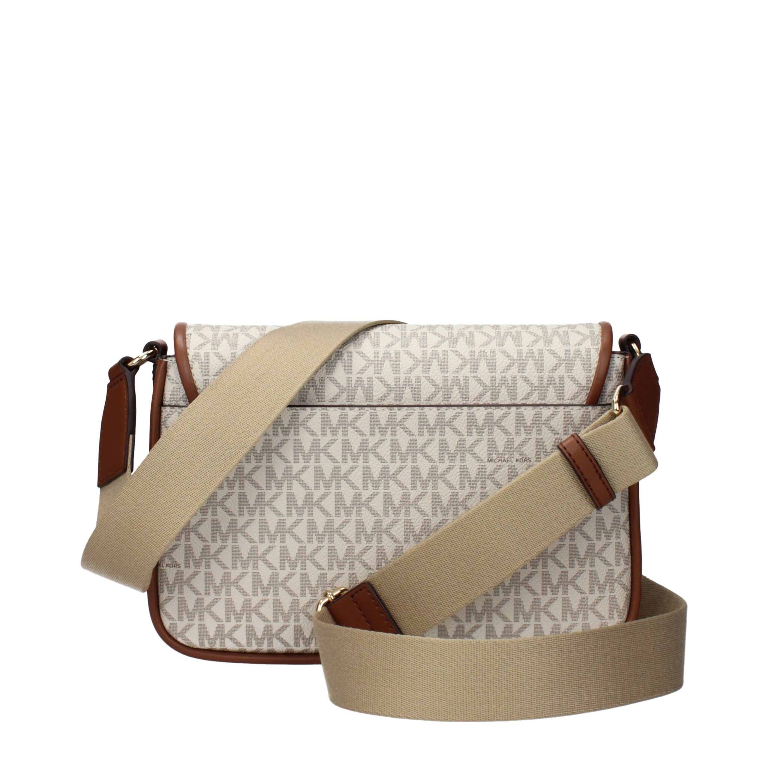 Michael Kors Beige Stoff-Umhängetasche-3