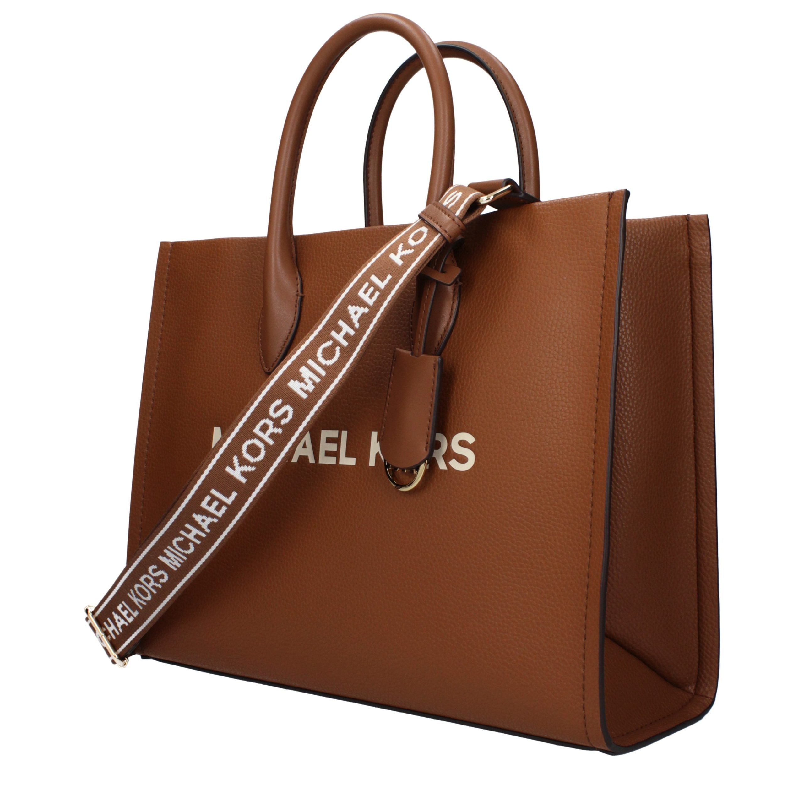 Michael Kors Braune Lederhandtasche-2