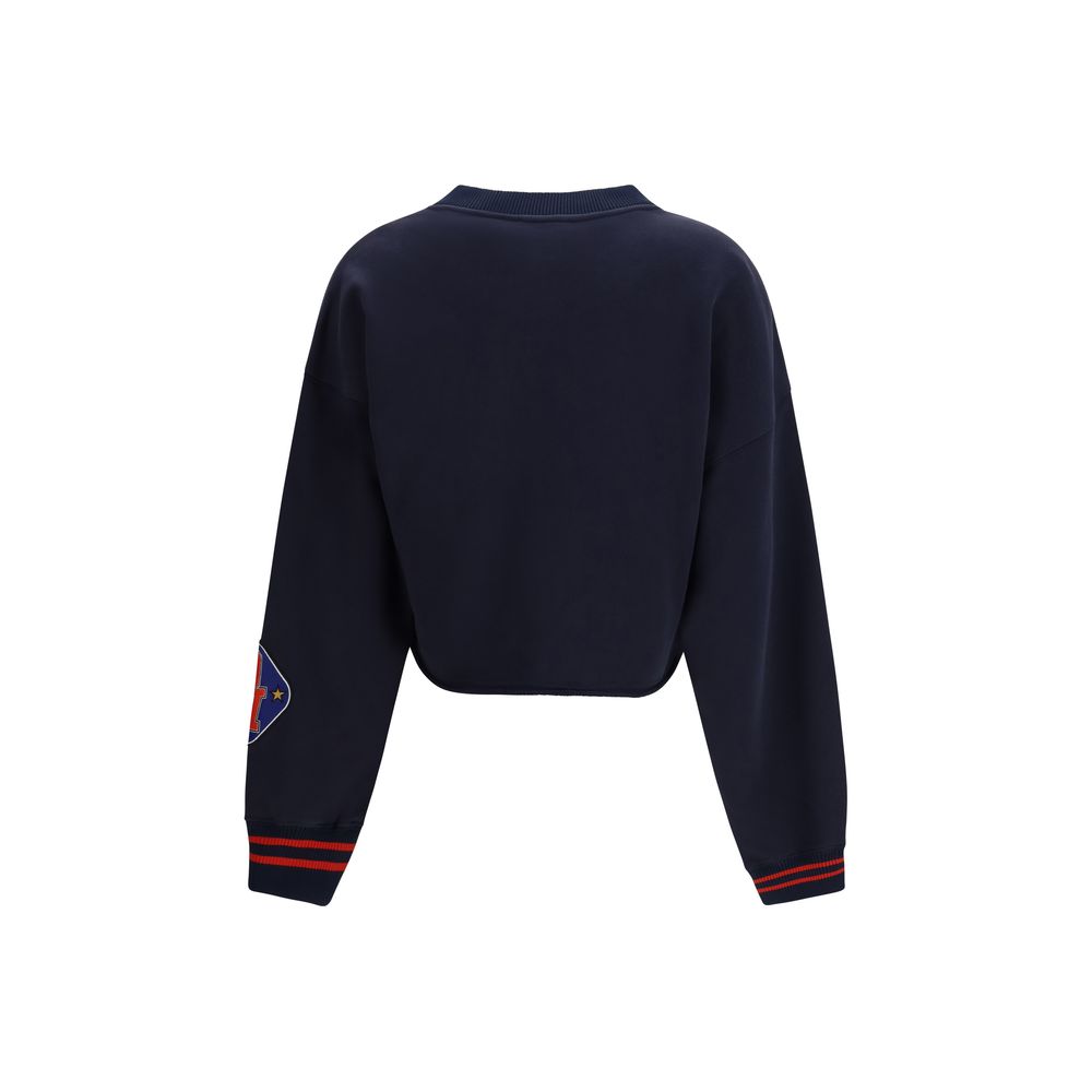 Off-White Blauer Baumwoll-Sweatshirt-2