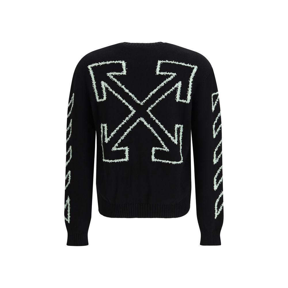 Off-White Black Cotton Sweatshirt-2