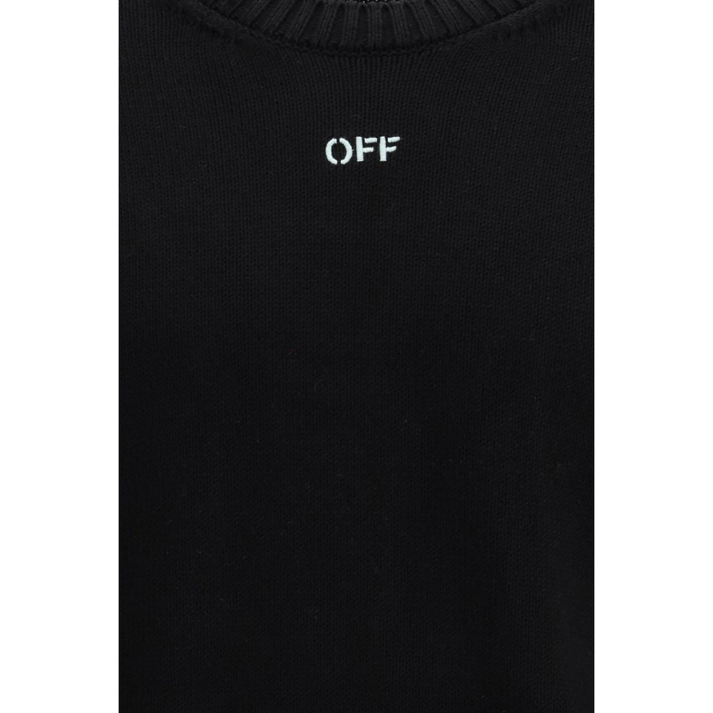 Off-White Black Cotton Sweatshirt-3