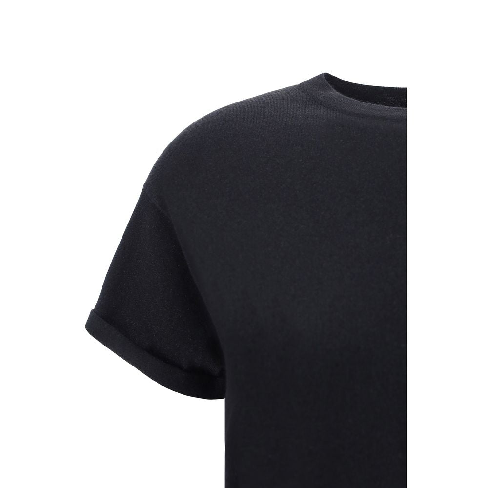 Brunello Cucinelli Schwarzes T-Shirt aus Nylon-3