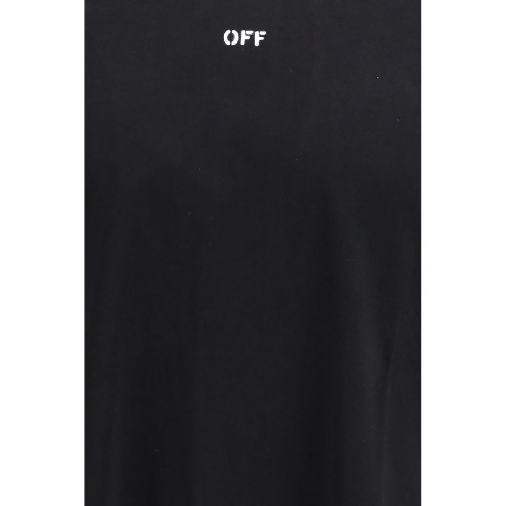 Off-White Schwarzer Baumwoll-Sportswear-Artikel-3