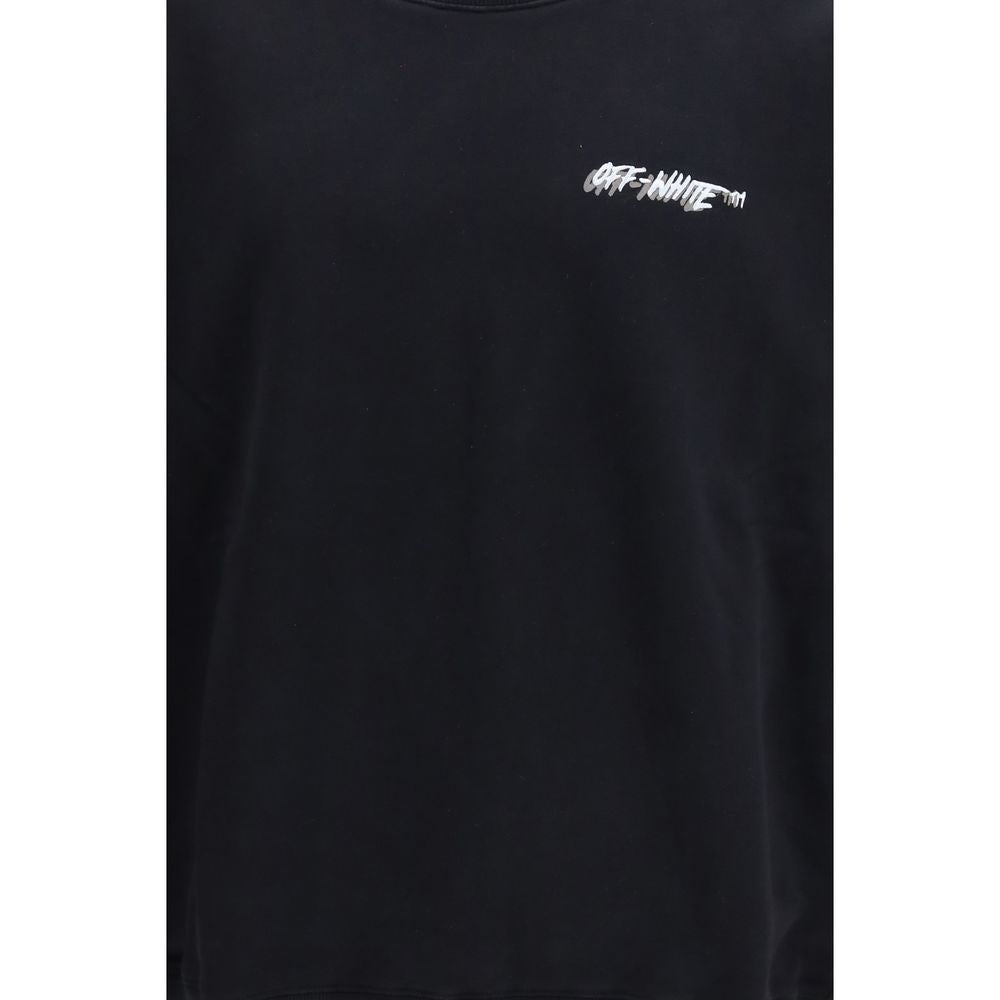 Off-White Black Cotton Sweatshirt-3