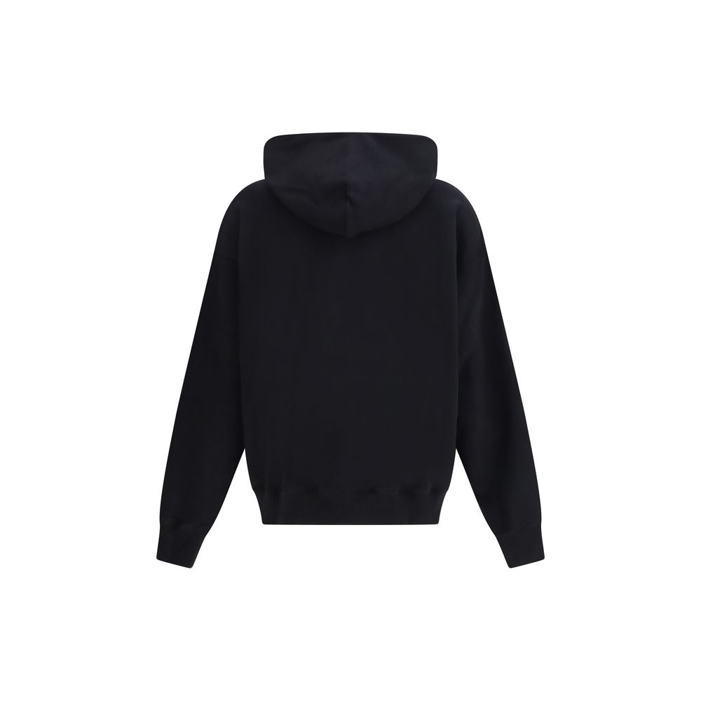 Off-White Schwarzer Baumwoll-Sweatshirt-2