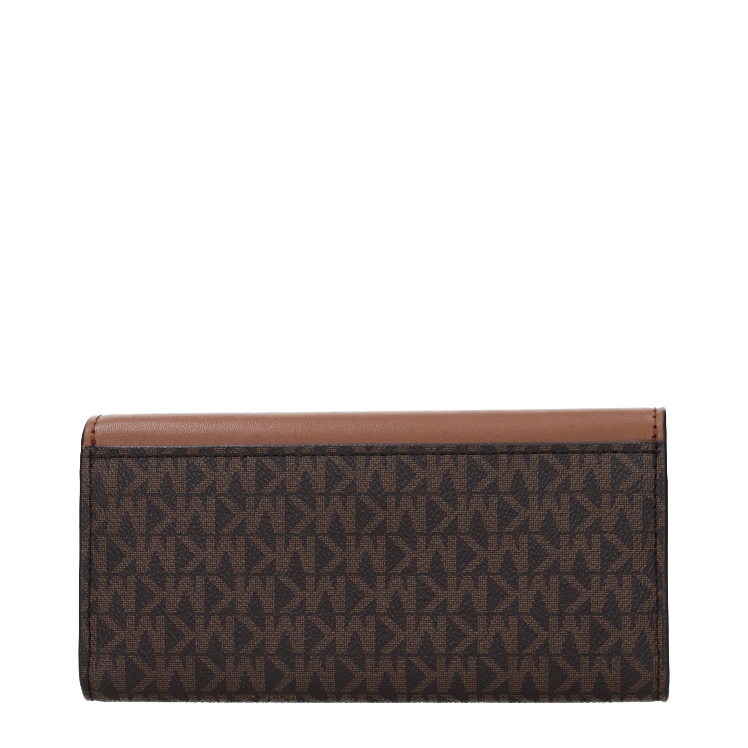 Michael Kors Braune Stoffgeldbörse-2