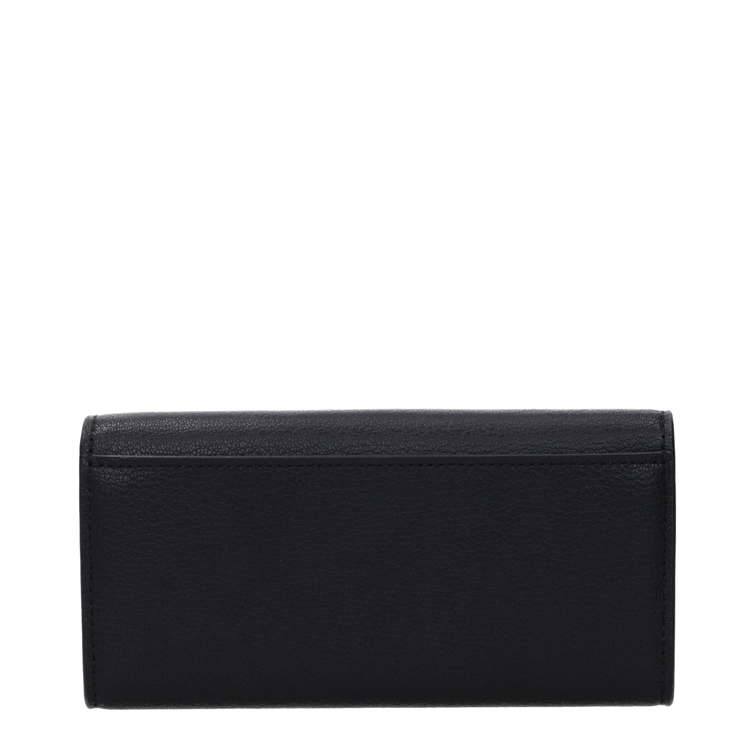 Michael Kors Schwarzes Leder Portemonnaie-2