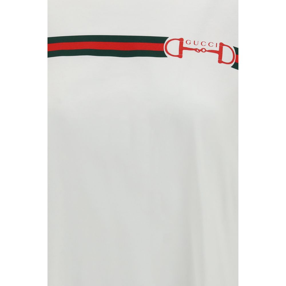 Gucci White Cotton T-Shirt-3
