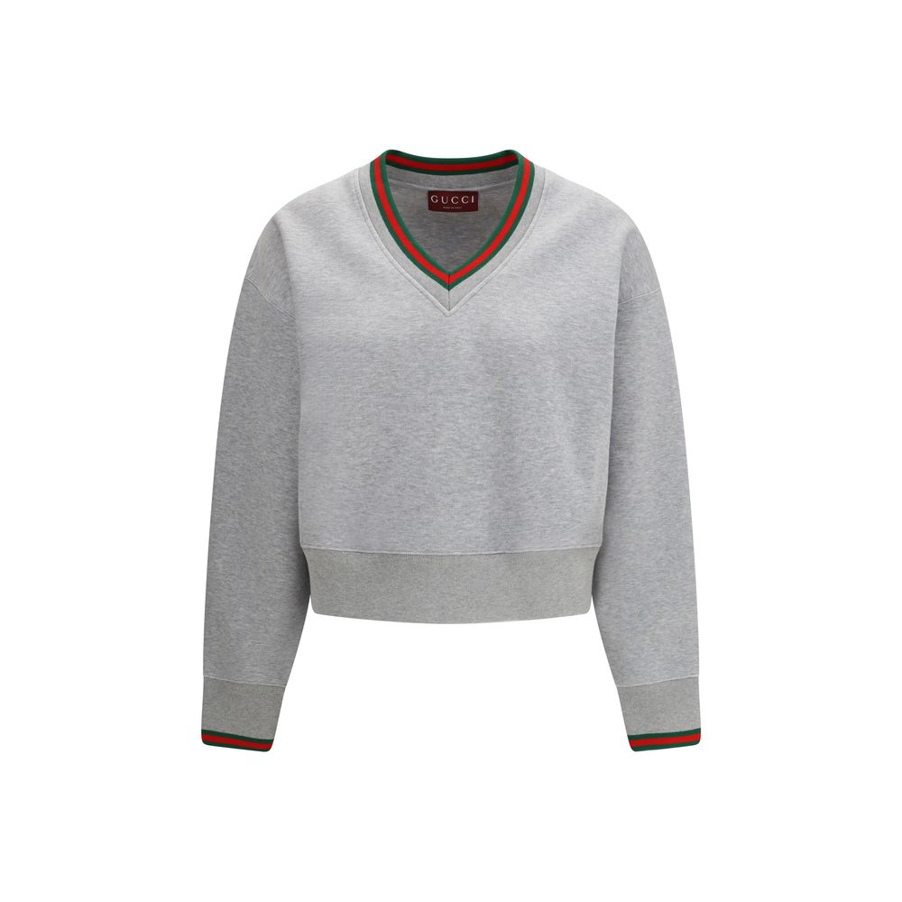 Gucci Grauer Baumwollpullover-1