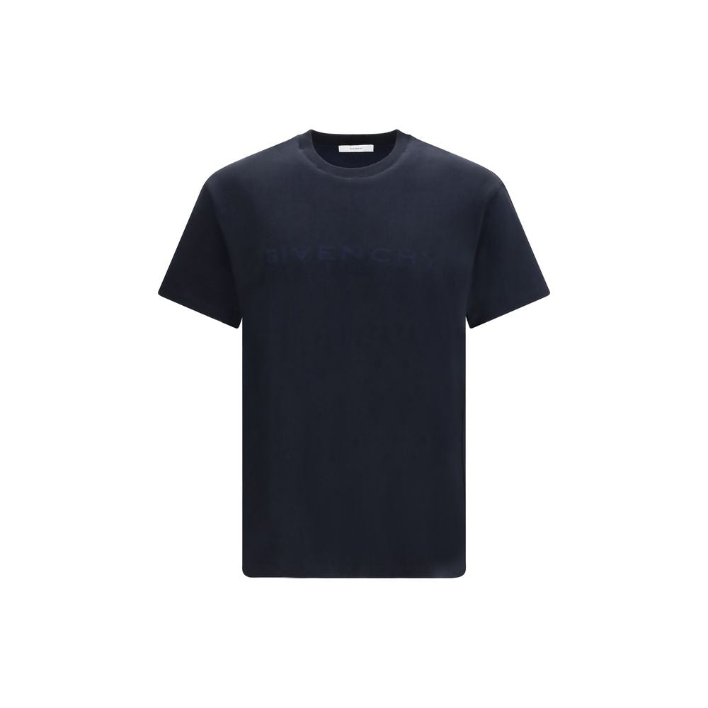 Givenchy Blue Cotton T-Shirt-1