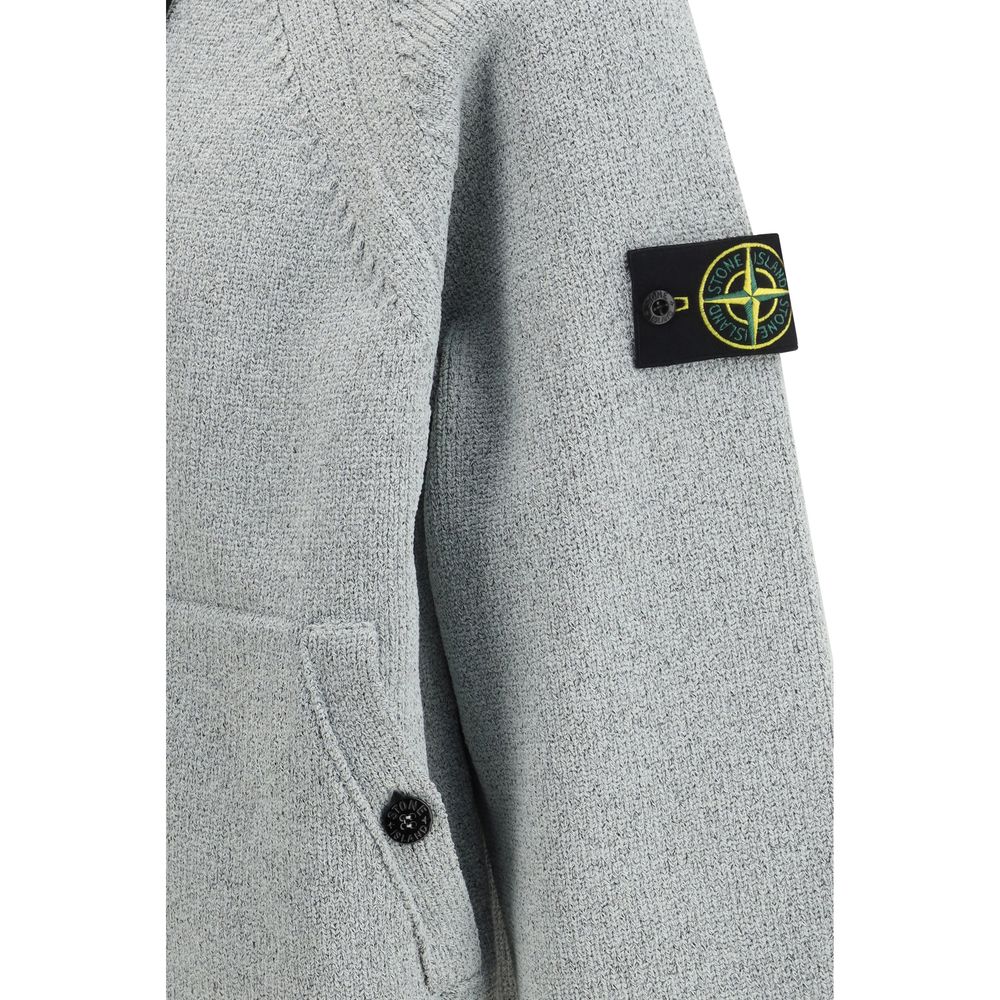 Stone Island Graues Polyester-Sweatshirt-3