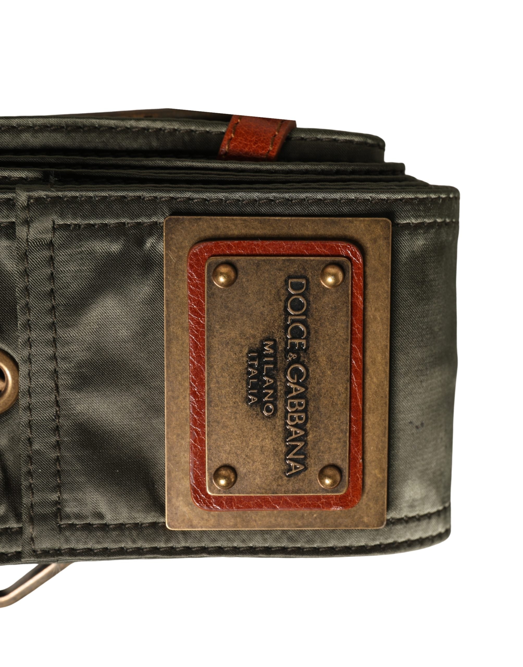 Dolce & Gabbana Men's Black Leather Belt with DG Metal Buckle-2