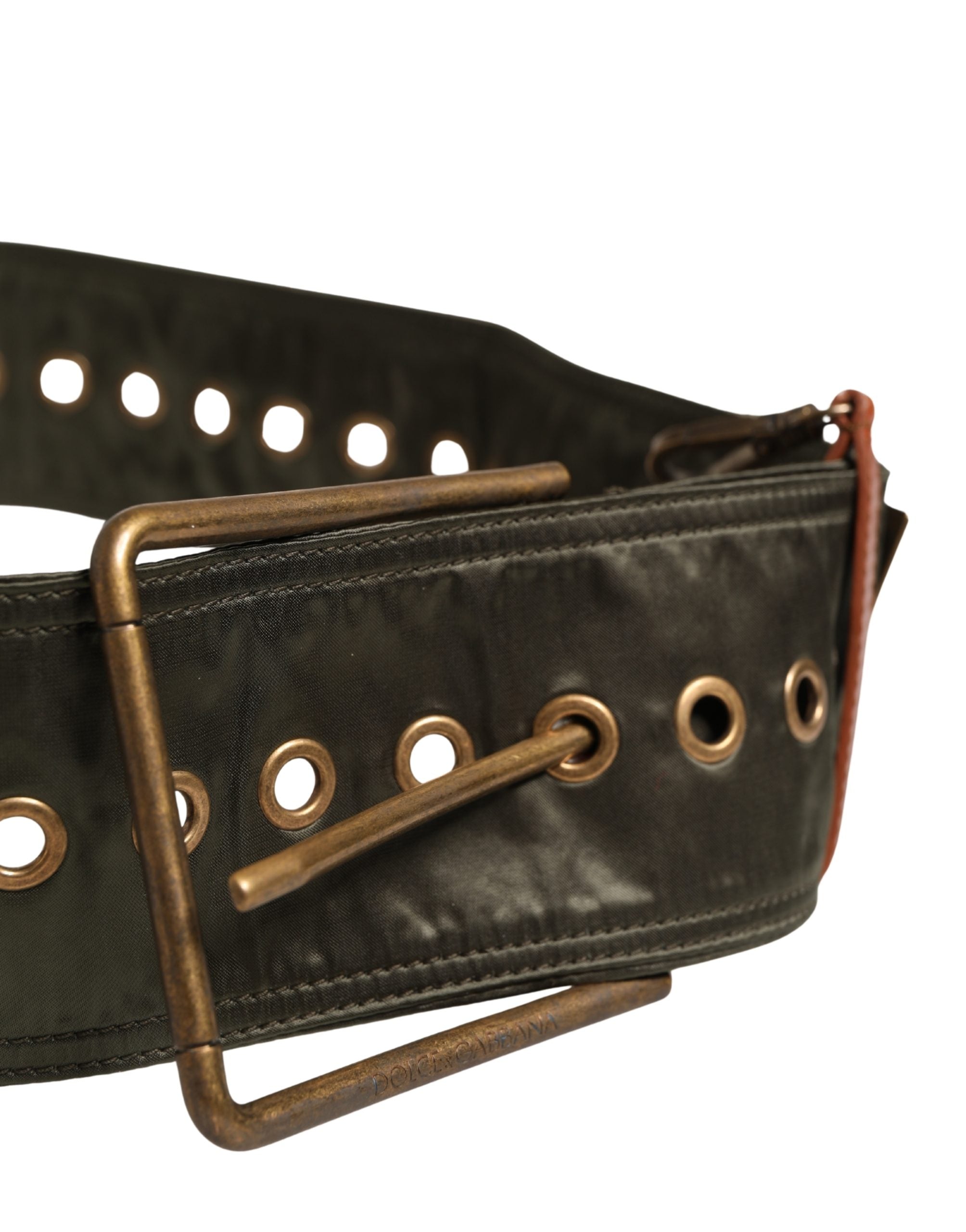 Dolce & Gabbana Men's Black Leather Belt with DG Metal Buckle-5