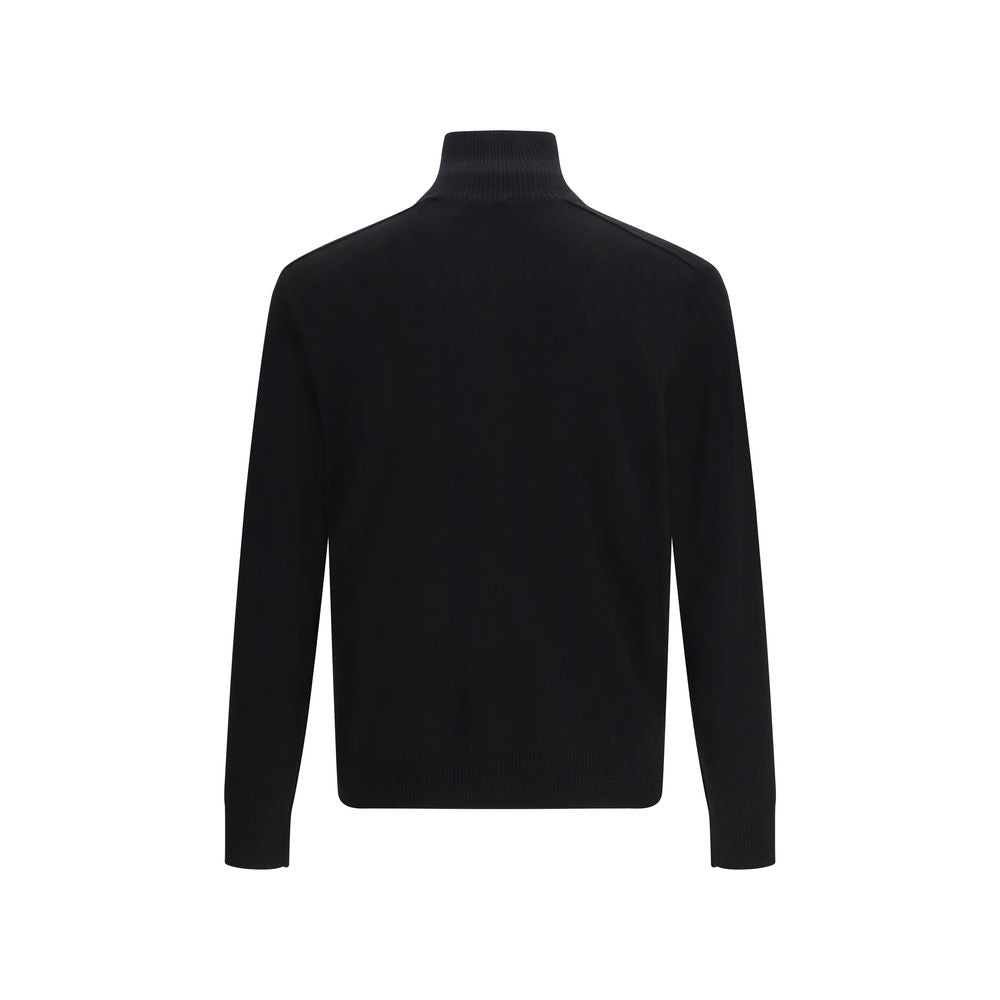 Burberry Schwarzer Wollpullover-2