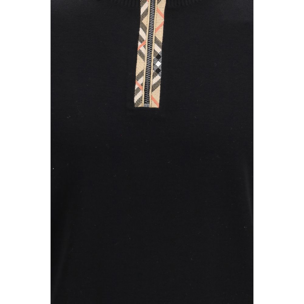 Burberry Schwarzer Wollpullover-3