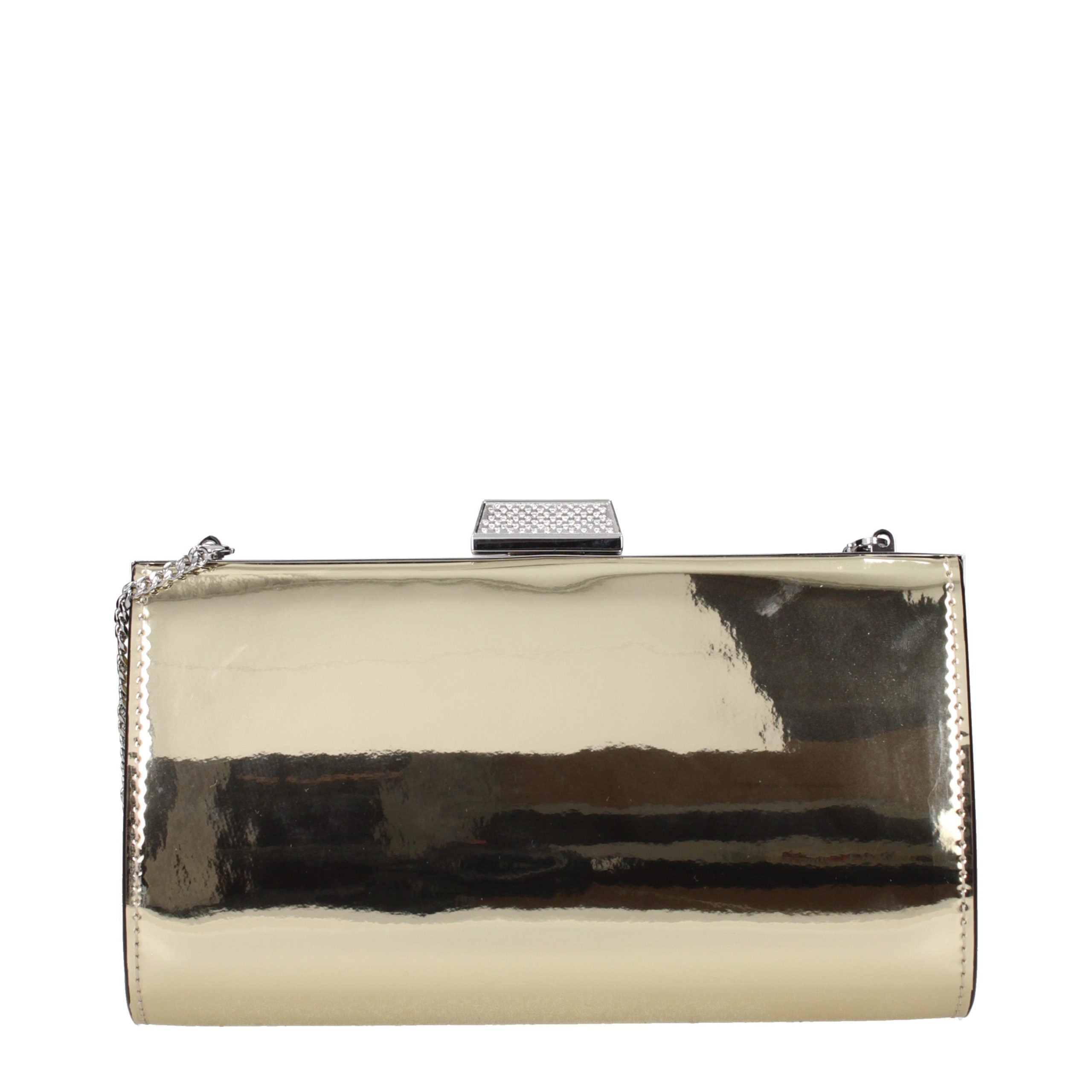 Jimmy Choo Goldene Leder-Clutch-3