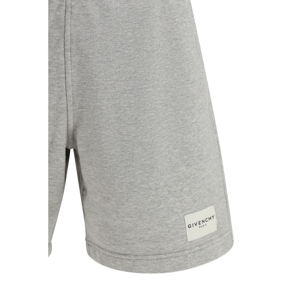 Givenchy Graue Baumwoll-Bermudashorts-3