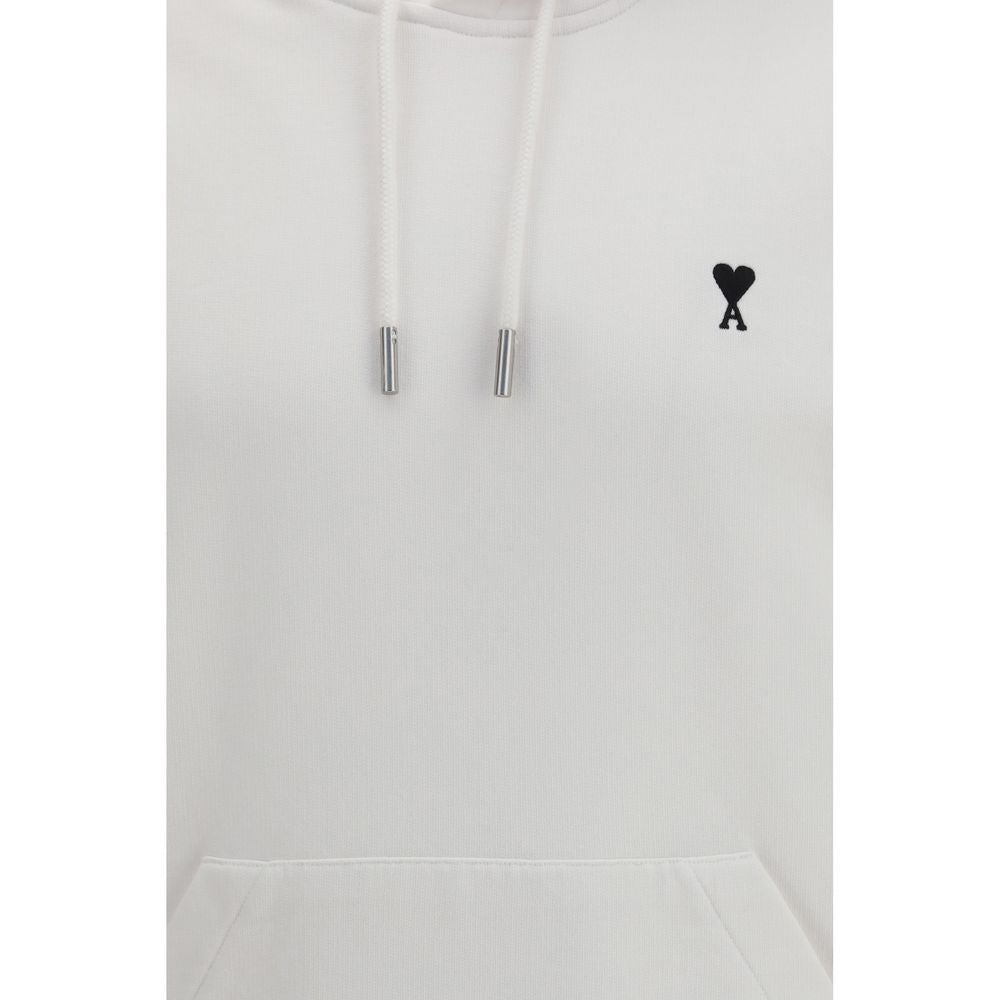 Ami Paris White Cotton Sweatshirt-3
