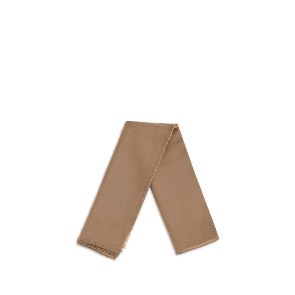 Max Mara Beiger Seidenschal-2