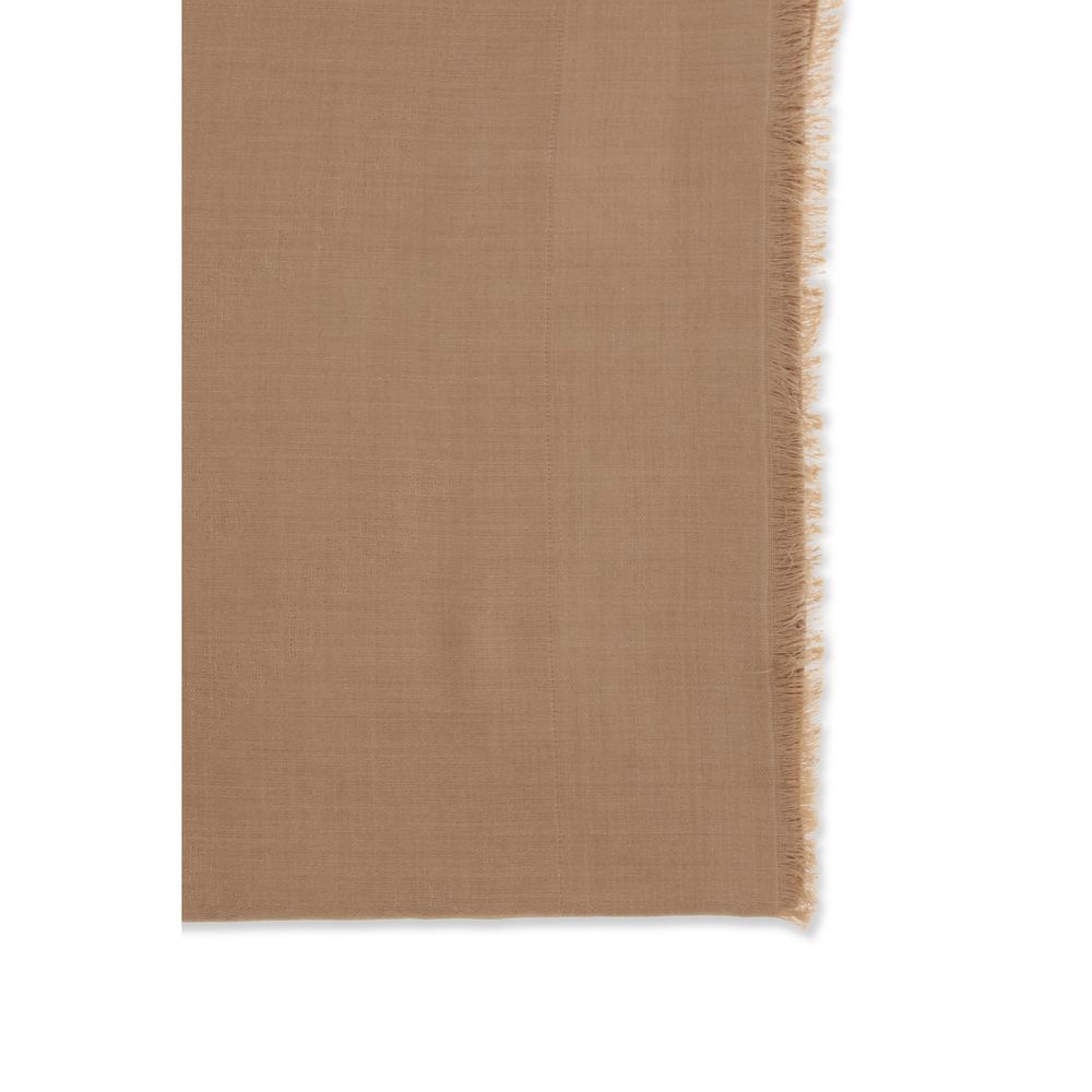 Max Mara Beiger Seidenschal-3