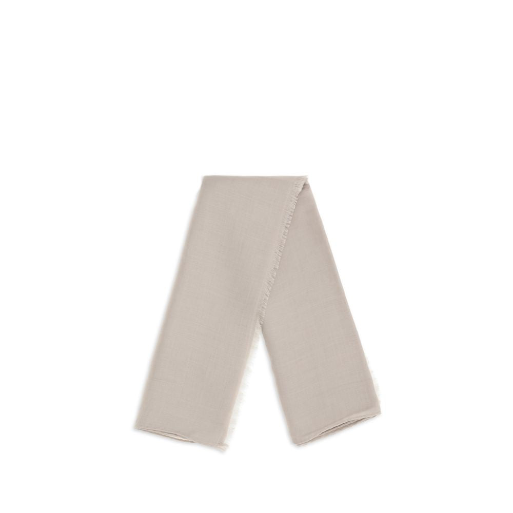 Max Mara Beiger Seidenschal-2