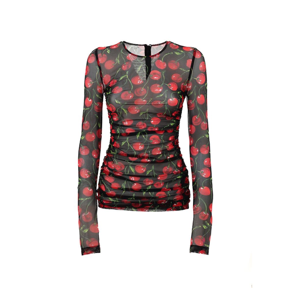 Dolce & Gabbana Zweifarbiger Polyamid-Pullover-1