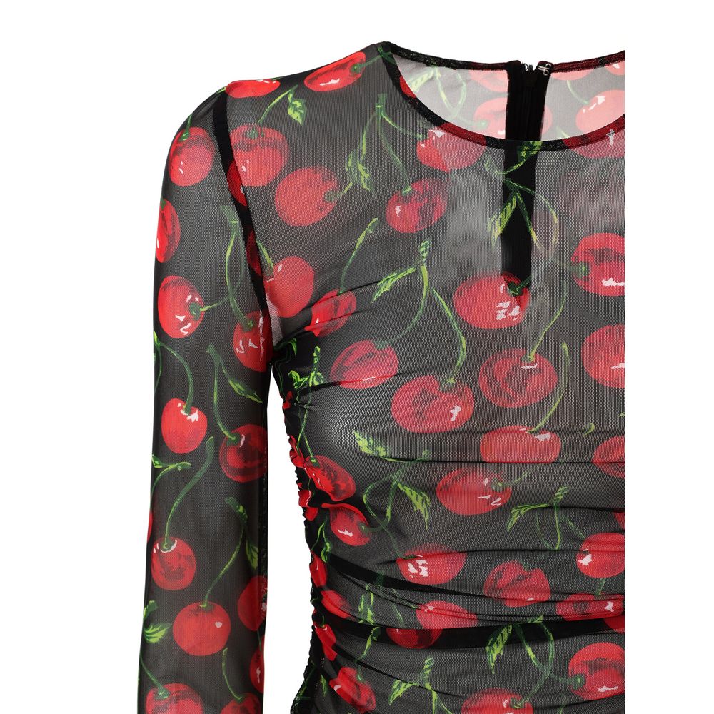 Dolce & Gabbana Zweifarbiger Polyamid-Pullover-4