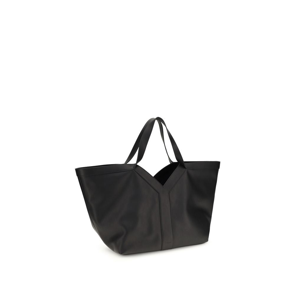 Saint Laurent Black Bos Taurus Calfskin Shoulder Bag-2