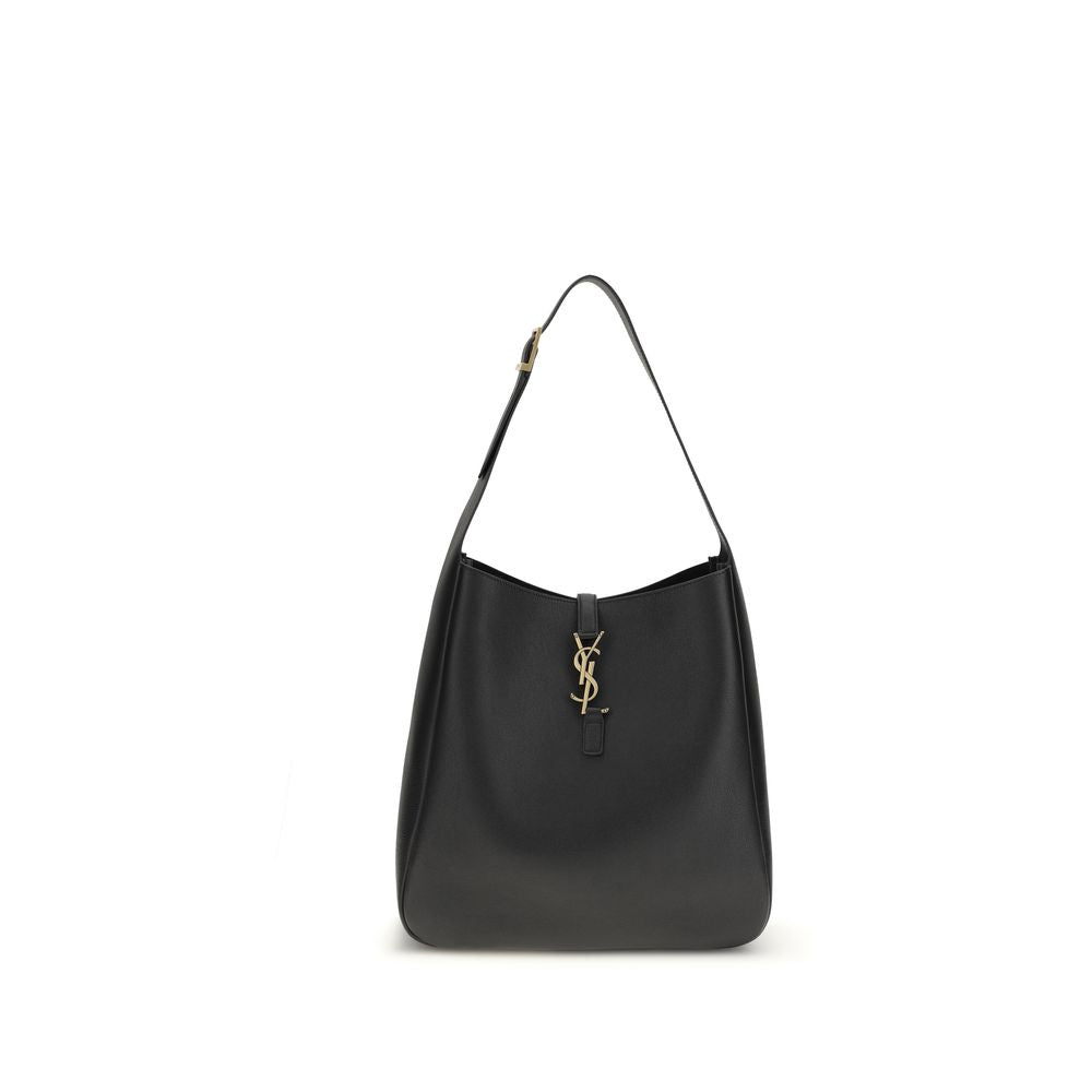 Saint Laurent Black Bos Taurus Calfskin Shoulder Bag-1