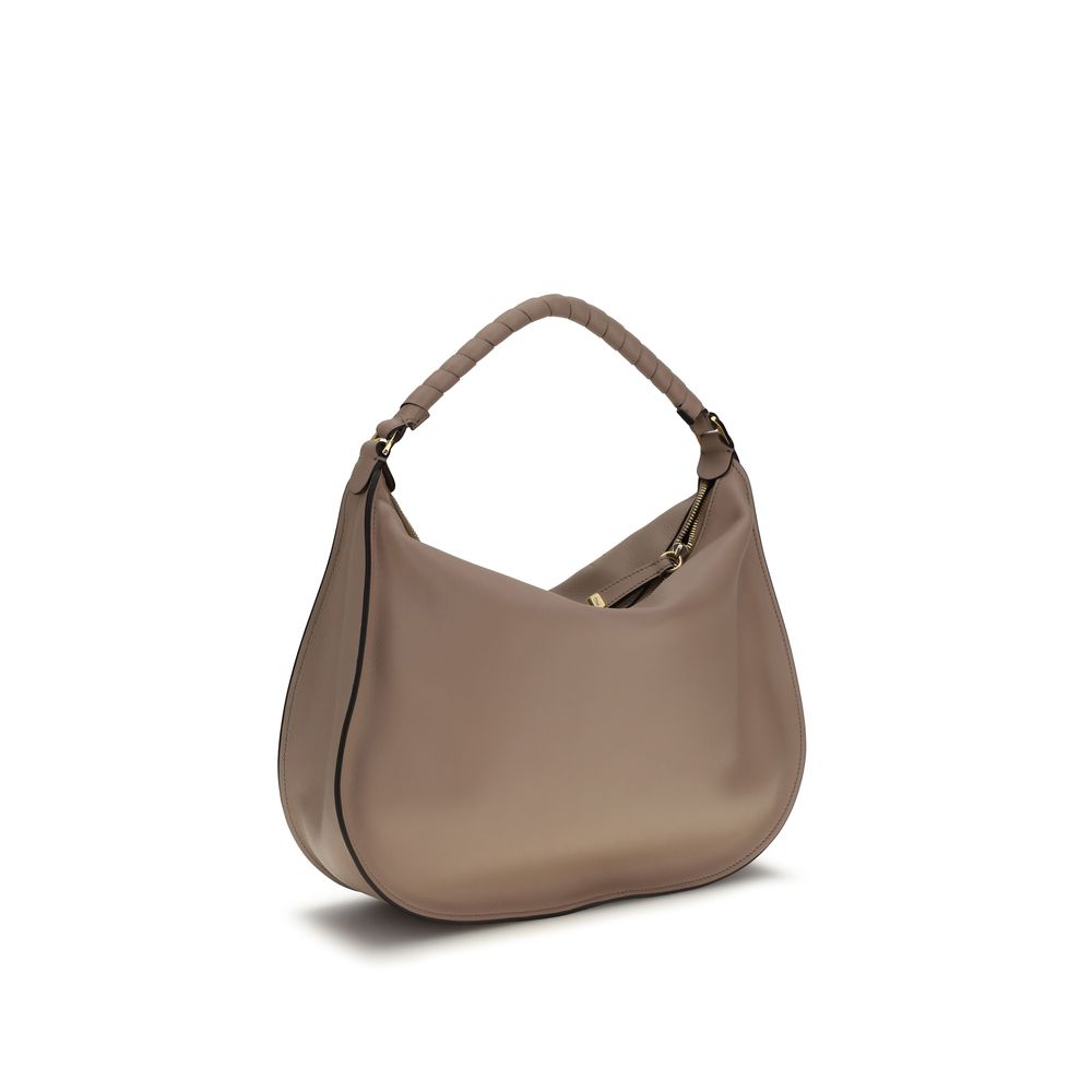 Chloé Beige Kalbsleder Bos Taurus Schultertasche-3