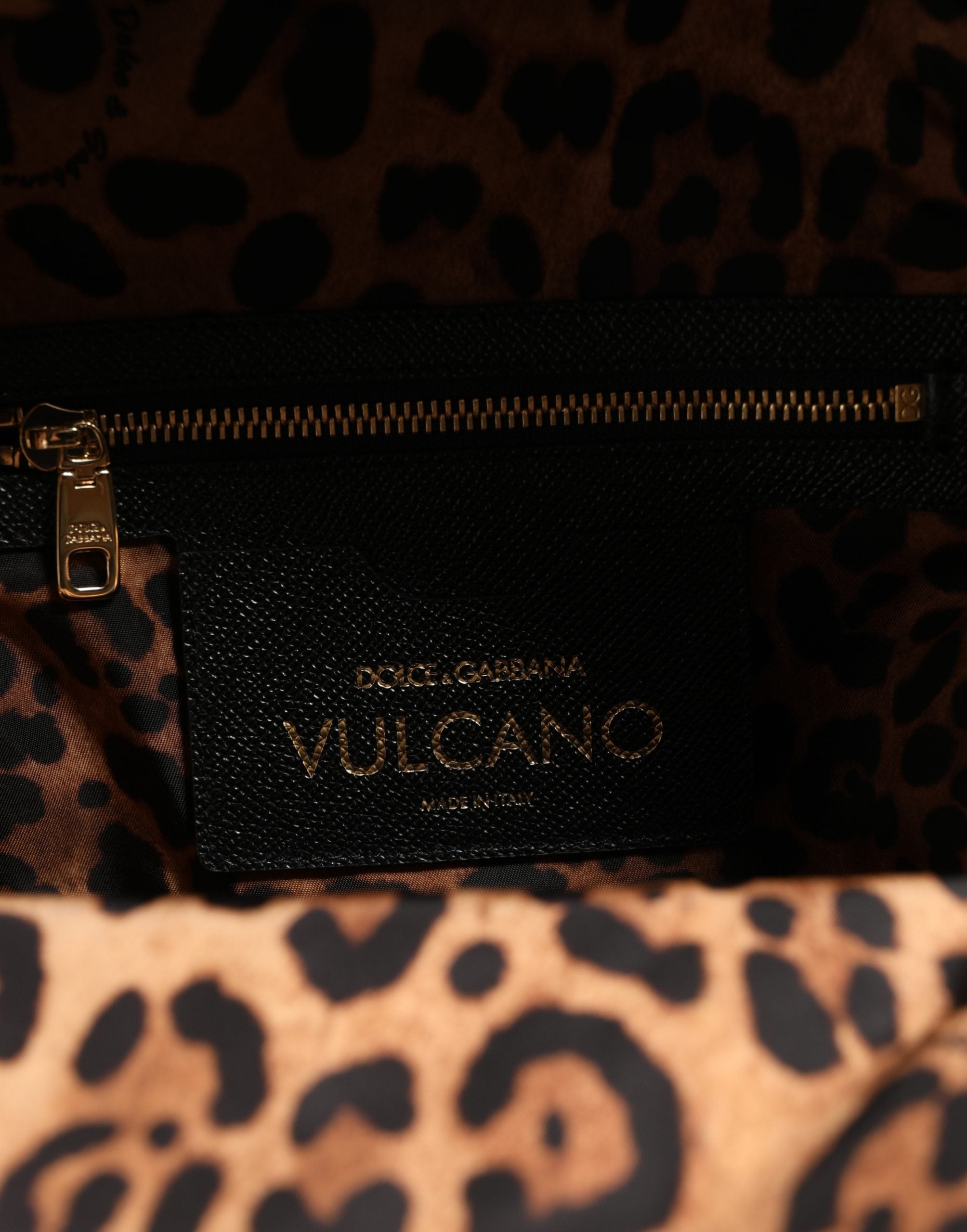 Dolce & Gabbana VULCANO Black Nylon Embellished #DGFAMILY Backpack Bag-8