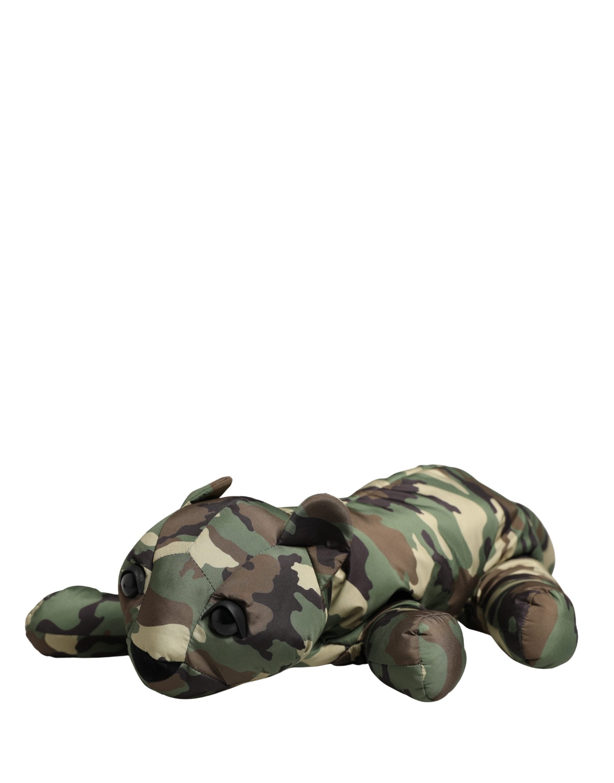 Dolce & Gabbana Belt Bag in Multicolor Camouflage with Animal Silhouette-4