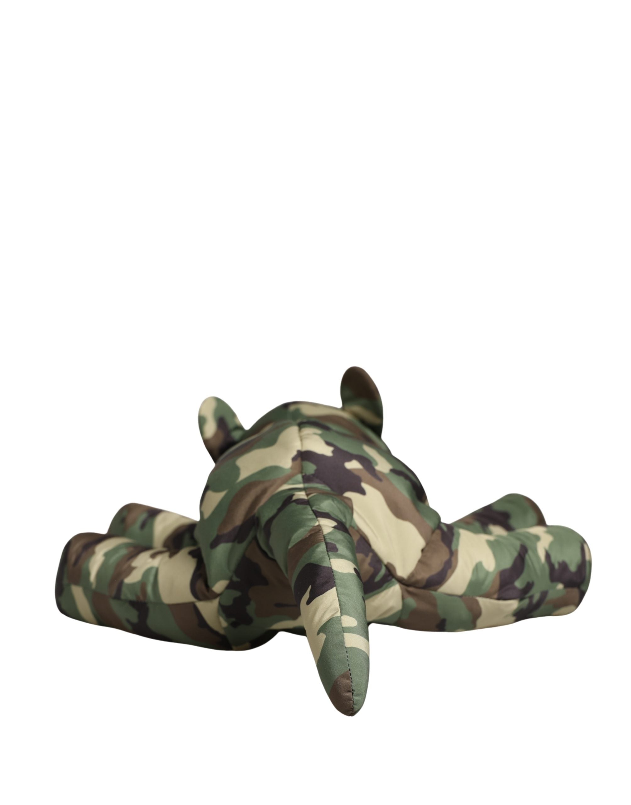 Dolce & Gabbana Belt Bag in Multicolor Camouflage with Animal Silhouette-6