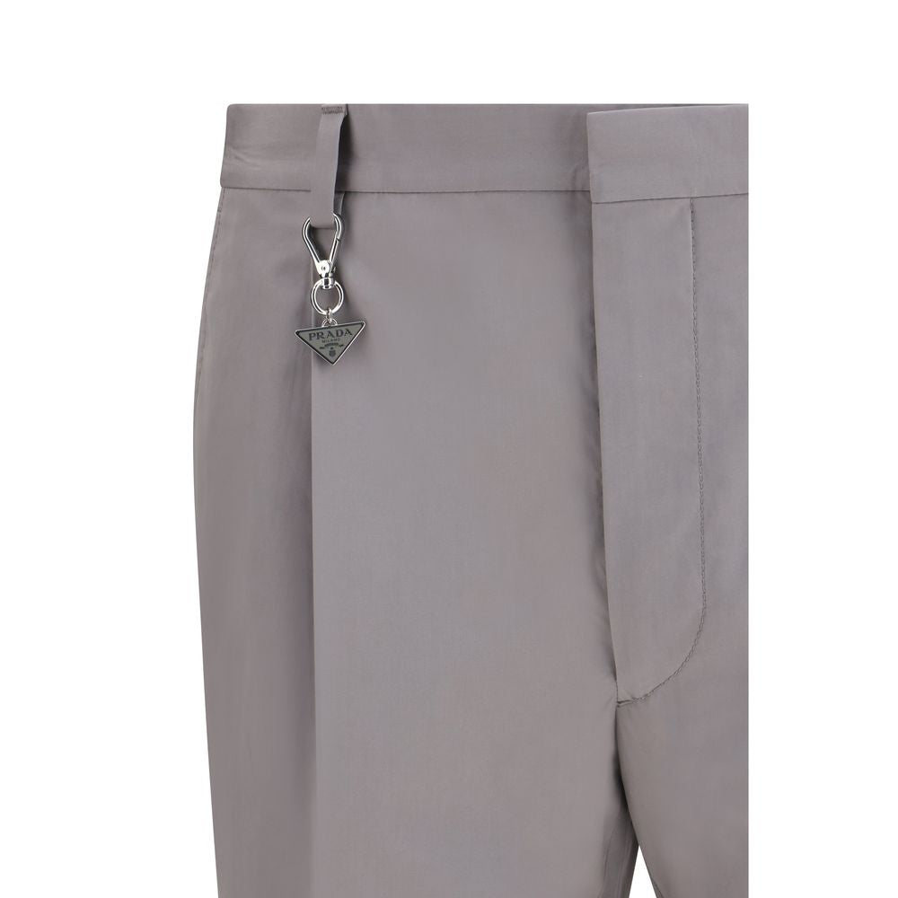 Prada Graue Baumwoll-Anzughose-3