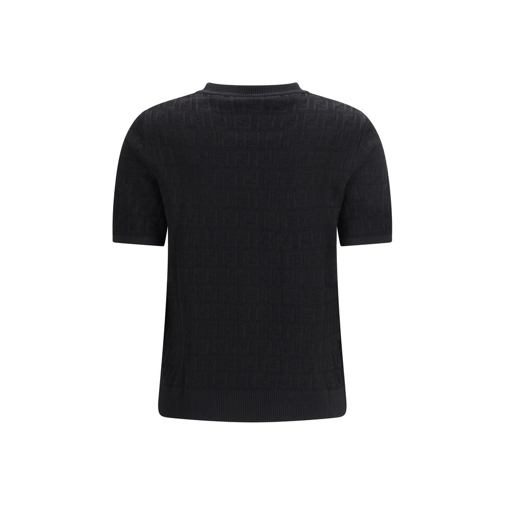 Fendi black viscose T-shirt-2