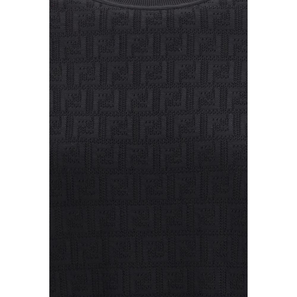 Fendi black viscose T-shirt-3