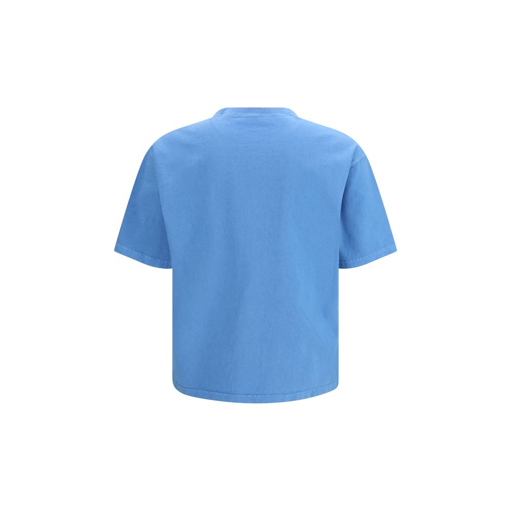 Prada Blaues Baumwoll-T-Shirt-2