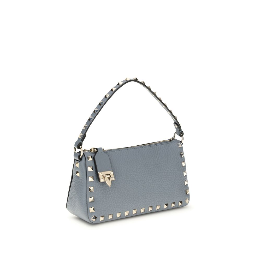 Valentino Garavani shoulder bag in blue calfskin leather, Bos Taurus-2
