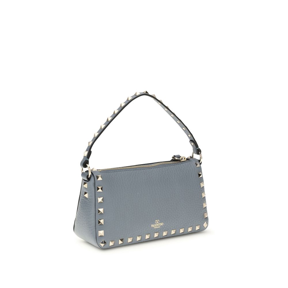 Valentino Garavani shoulder bag in blue calfskin leather, Bos Taurus-3