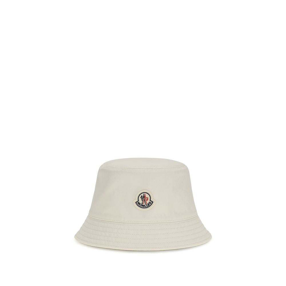 Moncler Weißer Eimerhut aus Polyester-1
