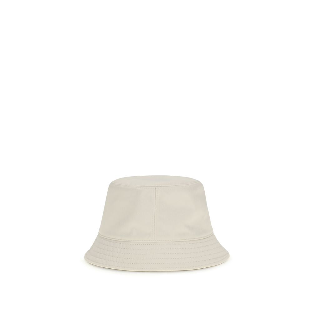 Moncler Weißer Eimerhut aus Polyester-2
