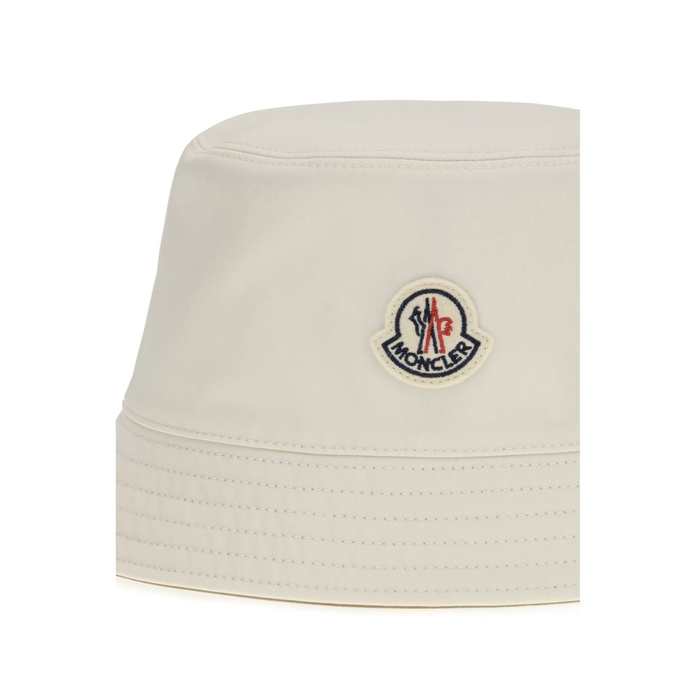 Moncler Weißer Eimerhut aus Polyester-3